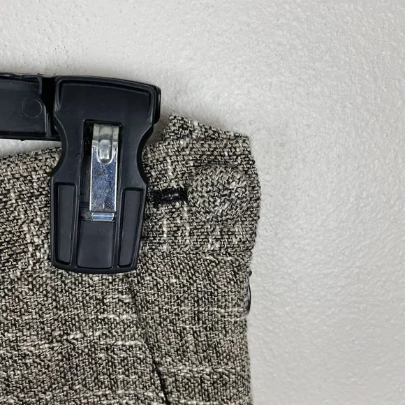 Rachel Comey Westside Pleated Linen Cuff Pants Size 2 Tweed Pockets Side Zip - Picture 5 of 11